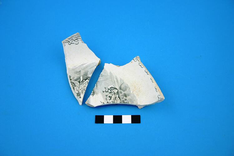 Plate - Soup, Ceramic, Rhine, circa 1850-circa 1900