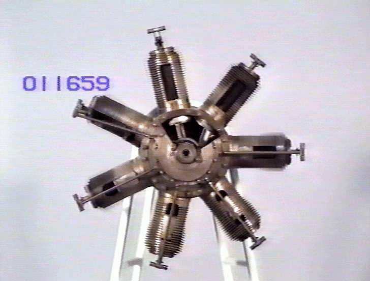 Aero Engine Societe Des Moteurs Gnome, Omega Rotary, 50 HP (Sectioned