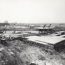 Photograph - Kodak, 'Canteen in Early Stages of Construction', Coburg, 1960