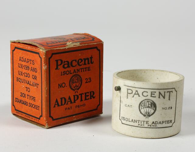 Valve Socket Adapter - Isolantite, Pacent