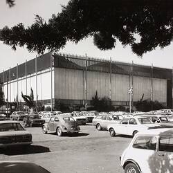 Photograph - Western Annexe & Car Park, Exhibition Building, Melbourne, circa 1970