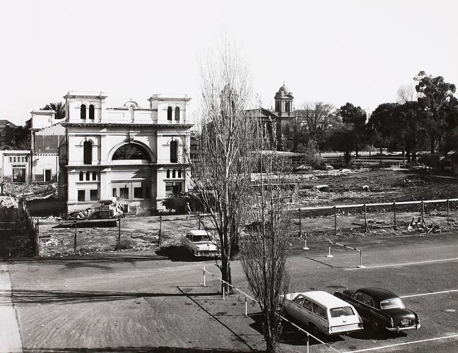 Photograph - Third Stage Demolition of Western Annexe, Exhibition Building, Melbourne, 1967
