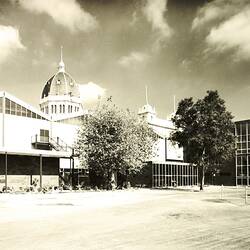 Photograph - Northern Facade of Eastern Annexe, Exhibition Building, Melbourne, 1973