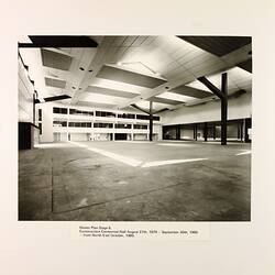 Photograph - Construction of Centennial Hall from North East, Exhibition Building, Melbourne, 1980