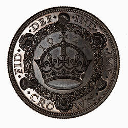 Proof Coin - Crown, George V, Great Britain, 1927 (Reverse)