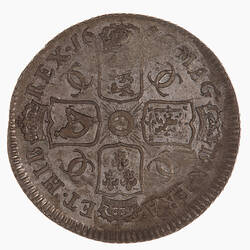 Coin - Shilling, Charles II, Great Britain, 1680 (Reverse)