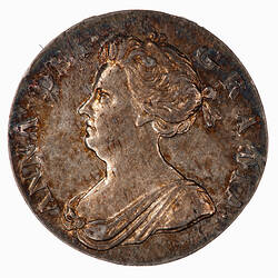 Coin - Groat, Queen Anne, England, Great Britain, 1706 (Obverse)