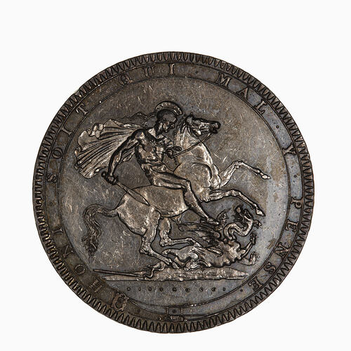 Coin - Crown, George III, Great Britain, 1819 (Reverse)