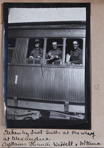 Alexandria Wharf, Egypt, Captain Edward Albert McKenna, World War I, 1914-1915