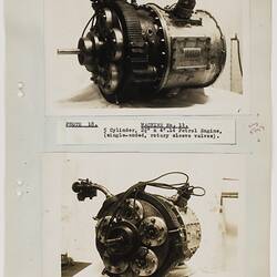 Photograph - Crankless Engines (Australia) Pty Ltd, Five Cylinder Petrol Engine, Fitzroy, Victoria, 1921