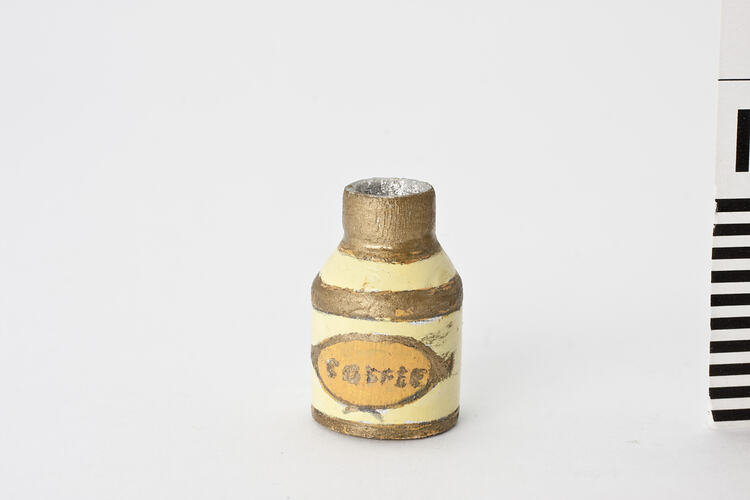 Canister -  'Coffee', Kitchen, Doll's House, 'Pendle Hall', 1940s
