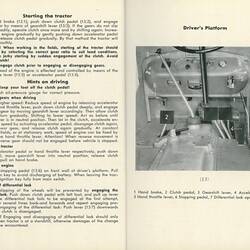 Instruction Booklet, Hanomag R45 Tractor