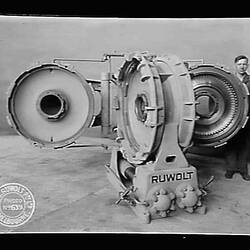 Glass Negative - Chas Ruwolt Pty Ltd, Watchcase Tyre Heater for Olympic Tyre & Rubber Co., 1934