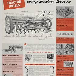 Publicity Brochure - H.V. McKay Massey Harris, Seed & Fertilizer Drills, 1955