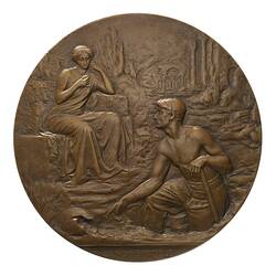 Medal - International Congress, Royal Numismatic Society of Belgium, Belgium, 1910