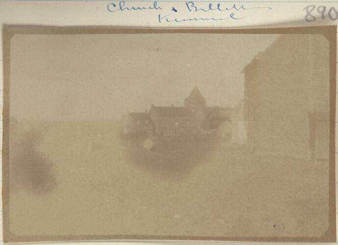Church Billet, Flanders, Belgium, Sergeant John Lord, World War I, 1917