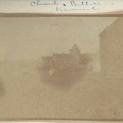 Photograph - Church Billet, Flanders, Belgium, Sergeant John Lord, World War I, 1917