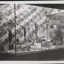 Photograph - Kodak Australasia Pty Ltd, Shop Front Display, Verichrome Film, Launceston, Tasmania, circa 1950s