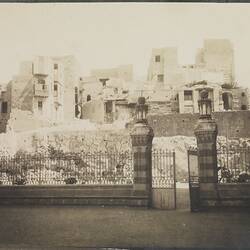 Photograph - 'Pulling Down Buildings', Egypt, Captain Edward Albert McKenna, World War I, 1914-1915