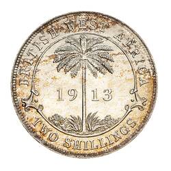 Coin - 2 Shillings, British West Africa, 1913