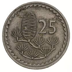 Coin - 25 Mils, Cyprus, 1963