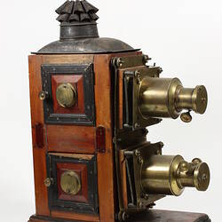 Projector - Unknown Manufacturer, Magic Lantern, Biunial, circa 1880-1910