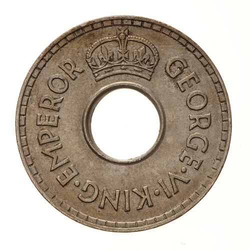 Coin - 1/2 Penny, Fiji, 1941