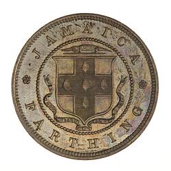 Proof Coin - Farthing, Jamaica, 1889