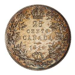 Specimen Coin - 25 Cents, Canada, 1911