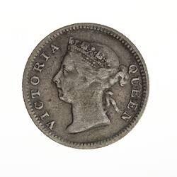 Coin - 5 Cents, Straits Settlements, 1898