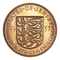 Proof Coin - 1/12 Shilling, Jersey, Channel Islands, 1937