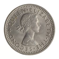 Coin - 3 Pence, New Zealand, 1961