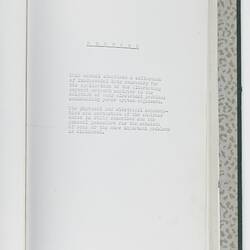 Instruction Manual - Monash University, Network Analyser, 1967-1985