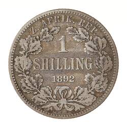 Coin - 1 Shilling, South Africa, 1892