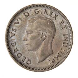 Coin - 25 Cents, Canada, 1939