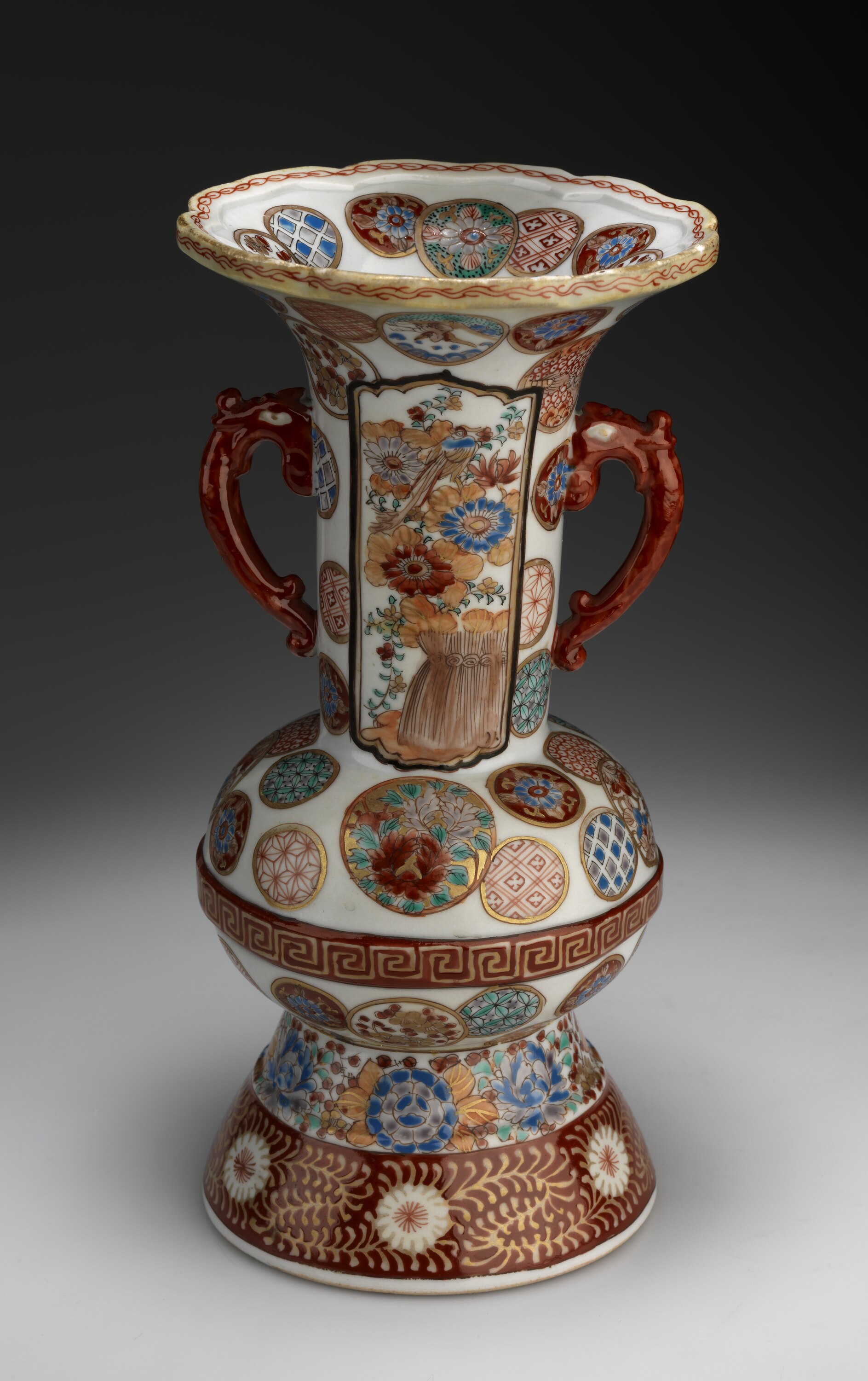 Vase - Imari Ware, Hichozan Shinpo, Arita, Japan, Late Edo - Early