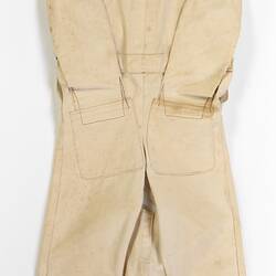 Straitjacket with Webbed Trousers - Cream Canvas, circa 1900