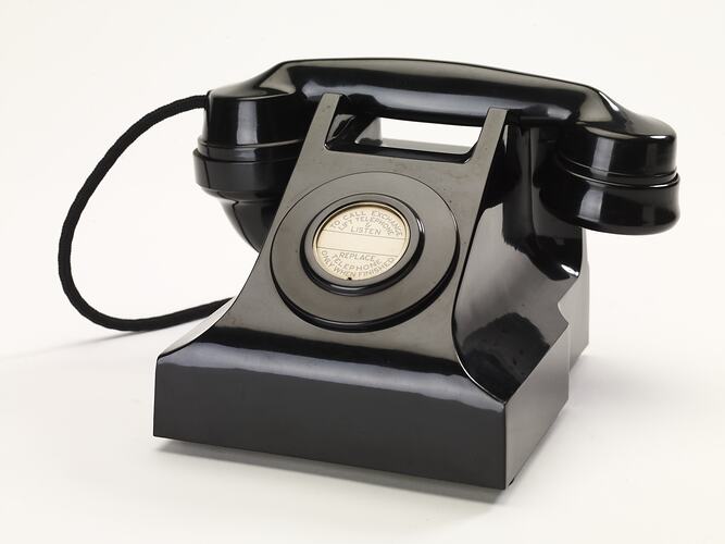 Telephone - Black Bakelite, 1960s