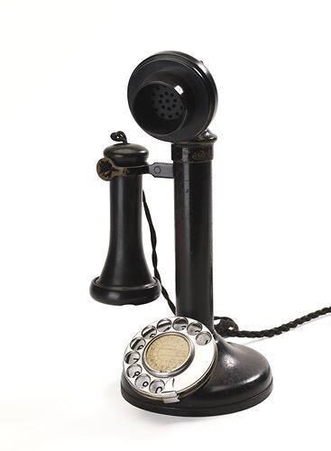 Telephone - Candlestick Type, Black, 1900s