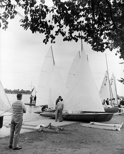 Yachting, Albert Park Lake, Victoria, 1958