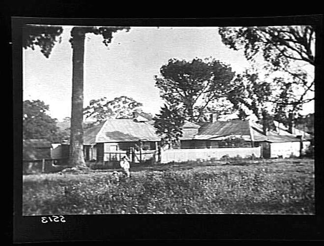 Negative - Duigan Family Homestead, Spring Plains Station, Mia Mia, Victoria, circa 1910