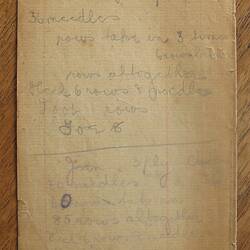 Notebook & Loose Notes - Patterns for 'Socks' & Other Clothes, Knitting Machine, Flat-bed, 'Preciosa', Wertheim, 1910