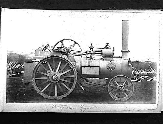 Photograph - R Hornsby & Sons, 6HP Single Cylinder Traction Engine, 1889