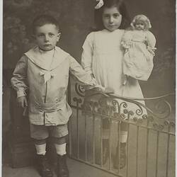 Portrait of a Boy & Girl, 1915