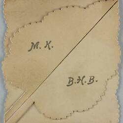 Card - Wedding Invitation, Mabel Keegan and Bertie H Boase, Brunswick, 16 August 1911