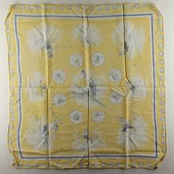 Neck Scarf  - Yellow & Blue
