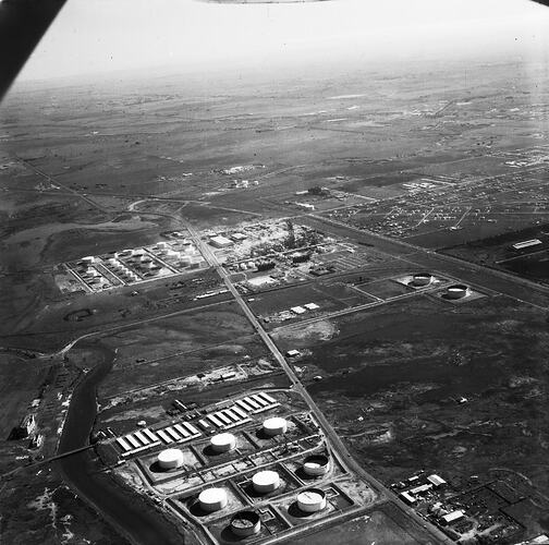 Negative - Aerial View of the Altona Oil Refinery, Victoria, circa 1962