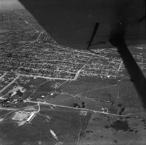 Negative - Aerial View of Keilor & Surrounding Area, Victoria, 06 Dec 1955