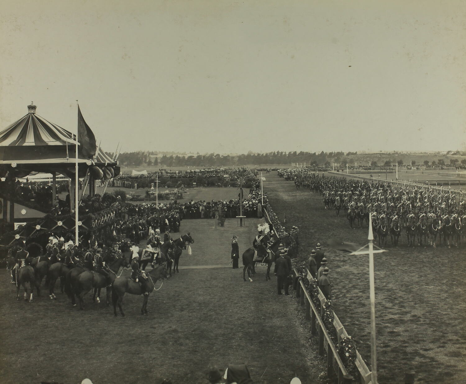 Photograph - 'The Royal Review At Flemington Racecourse, New South ...