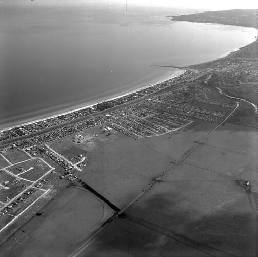 Negative - Aerial View of Aspendale & Mordialloc, Victoria, 1964